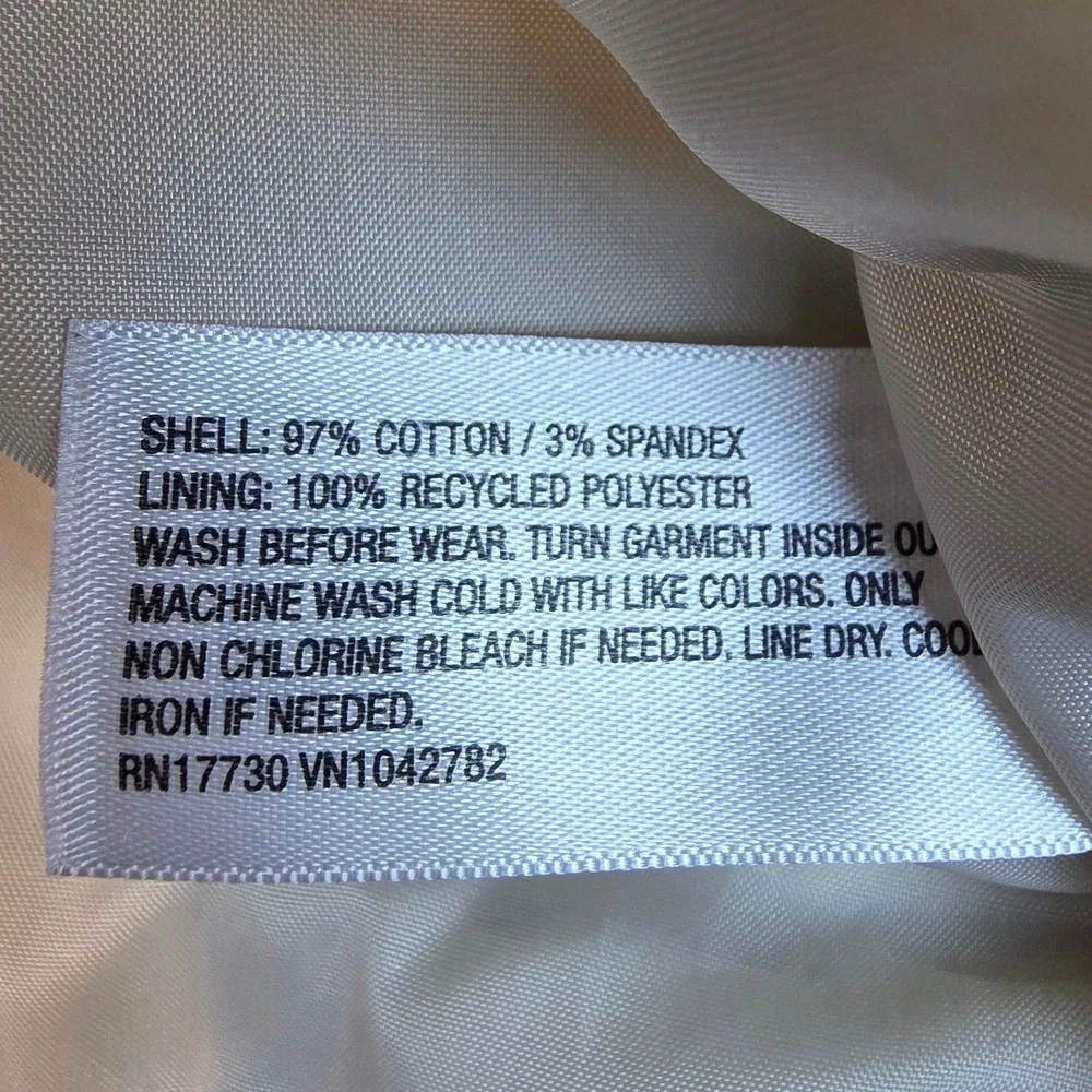 Unbranded canvas blazer